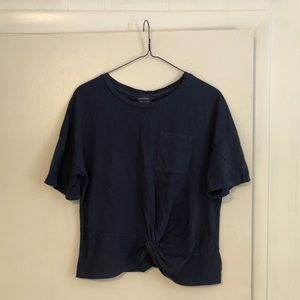Oversized T-shirt cropped